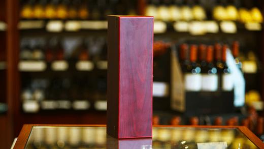 单支暗红色木盒 Red wooden box, single bottle 商品图0