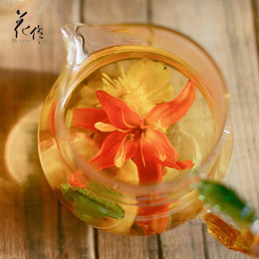 （永久下架）花茶套装（两盒装） 赠送花球玻璃杯一个 商品图5