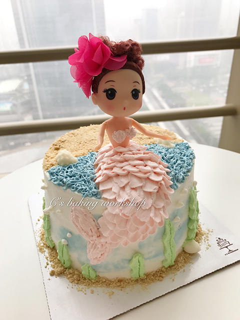 美人鱼 忌廉蛋糕（默认自提，收费配送请联系客服） 商品图0