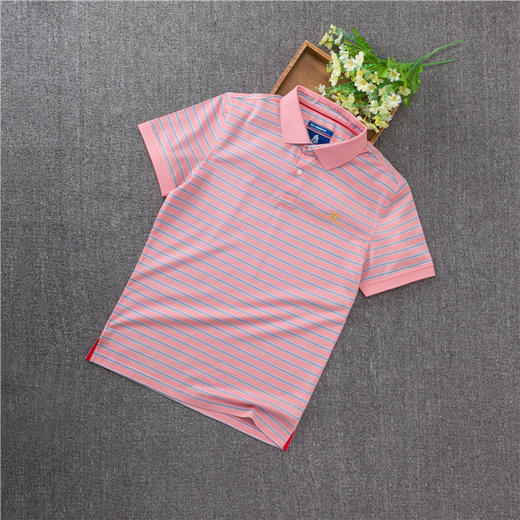 男式色织条纹POLO衫（15SPS216） 商品图1