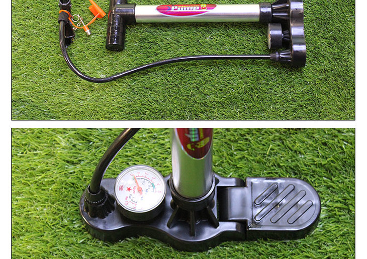 幸運寶貝高壓打氣筒自行車摩托車便攜式微型雙缸高壓氣筒xyb430