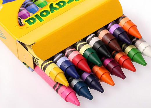 美国Crayola 绘儿乐16色安全无毒可水洗大蜡笔幼儿儿童涂鸦笔 商品图1