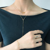 北京仓｜TASHI-Zircon-V Bar 项链［加拿大设计师］ 商品缩略图5
