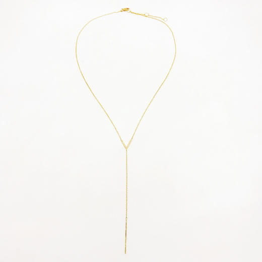 北京仓｜TASHI-Zircon-V Bar 项链［加拿大设计师］ 商品图1