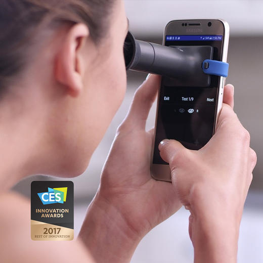 美国Eyeque视力检测仪手机App验光配镜 自己追踪测量近视度数 商品图0