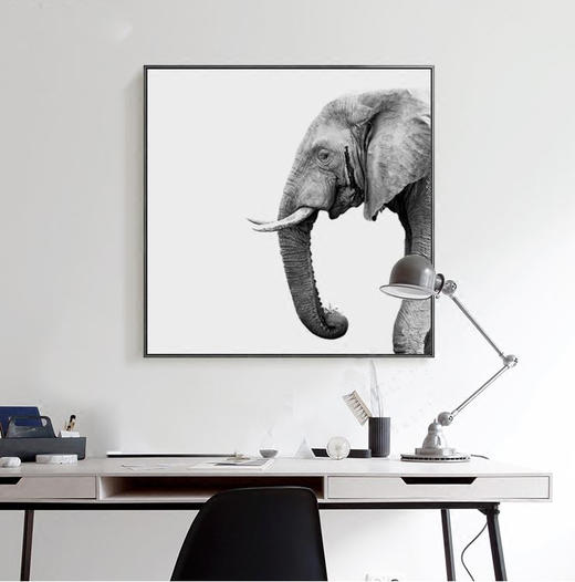 北欧简约大象动物装饰挂画B168 商品图0