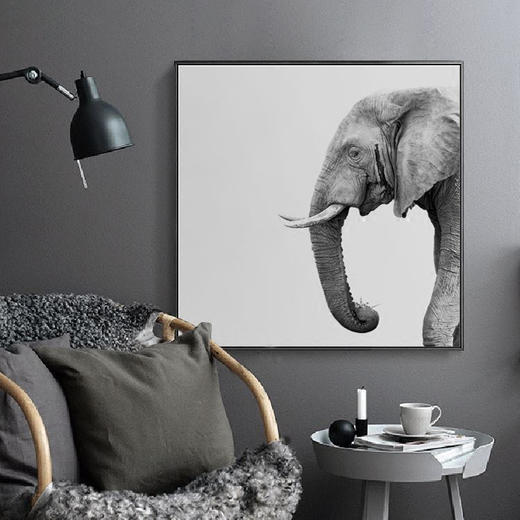 北欧简约大象动物装饰挂画B168 商品图1