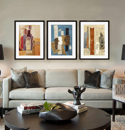 毕加索现代抽象装饰三联挂画B156 商品图2