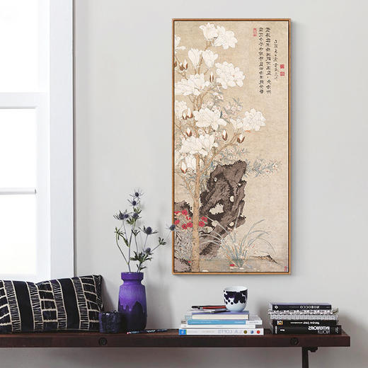 新中式素雅花卉装饰挂画B143 商品图0
