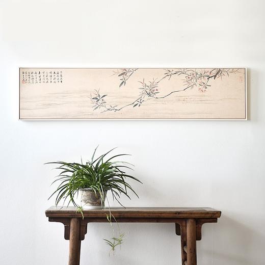 新中式水墨花卉横幅装饰挂画B137 商品图0