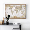 美式复古世界地图装饰挂画B068 商品缩略图1