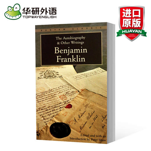 华研原版书 Benjamin Franklin 富兰克林自传及作品集 英文版 本杰明 商品图0