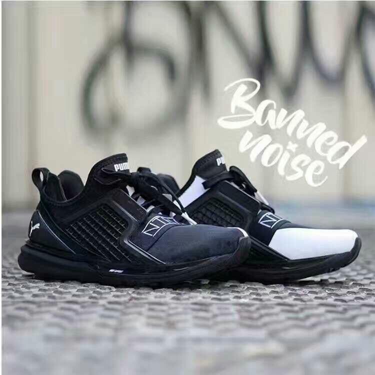 puma联名ntrvl,pumaader联名鞋 puma/彪马 x staple ntrvl 黑白 阴阳奥利奥 袜套跑鞋 363202-01 尺码