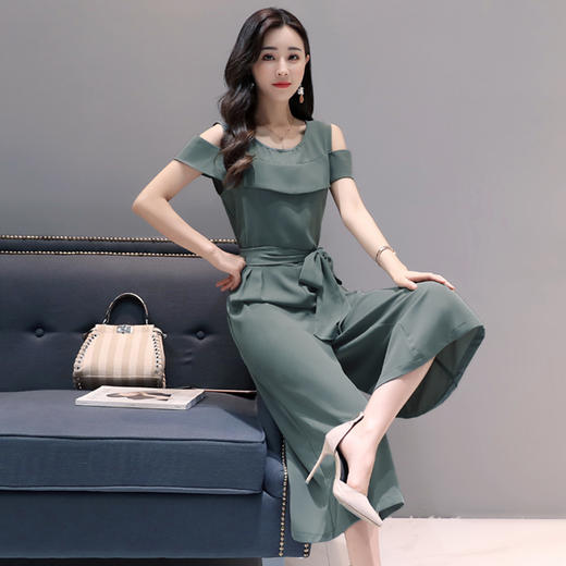 寒冰紫雨 连体裤时尚休闲阔腿长裤女连衣裤连体衣连体服aaa1902 广州寒冰紫雨服饰有限公司