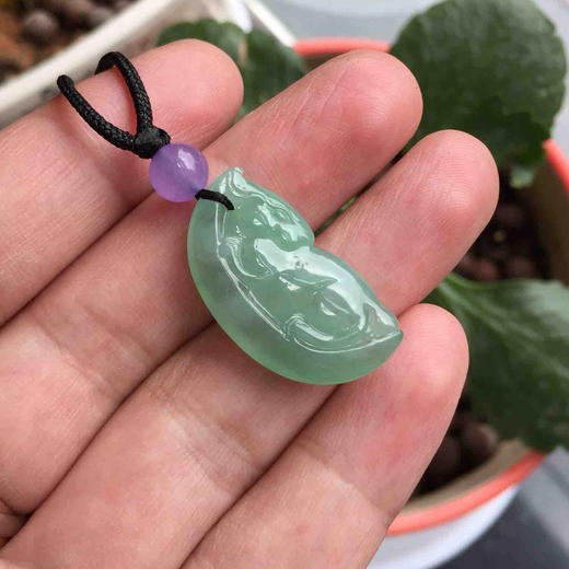 翡翠冰种晴水玉兔 商品图7