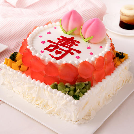 寿无疆蛋糕-6磅338元，庆典、祝福贺寿蛋糕（广州） 商品图0