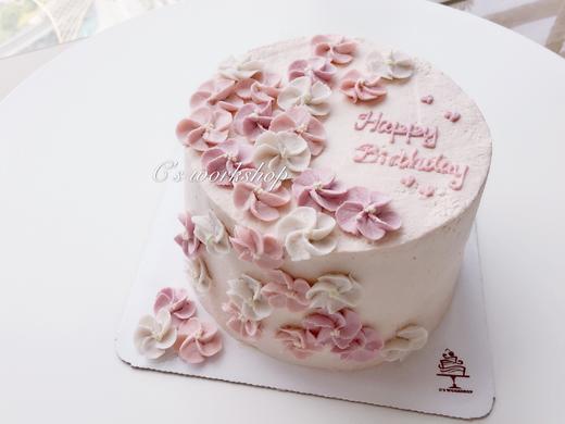 韩式裱花 D款 忌廉蛋糕（默认自提，收费配送请联系客服） 商品图0