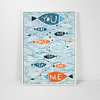北欧创意卡通海洋数字绘画装饰挂画B094 商品缩略图6