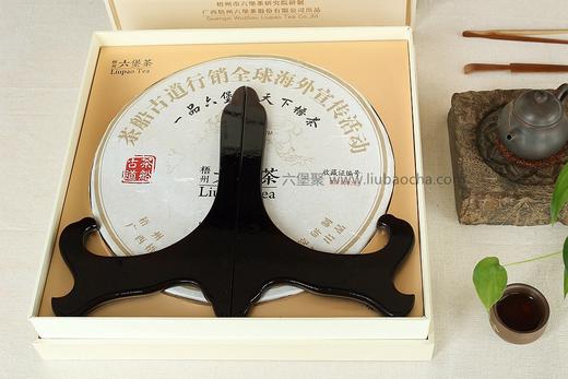 【收藏级】茶船古道六堡茶 2015年 发现 新丝路纪念饼 （2017年出厂，1.5kg） 商品图2