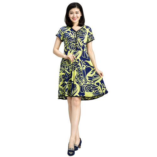 清凉夏日炫彩冰丝连衣裙4件组 货号120114