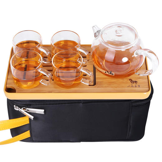 八马茶具｜玻璃茶器茶壶茶杯．明航旅行茶具套装 商品图4