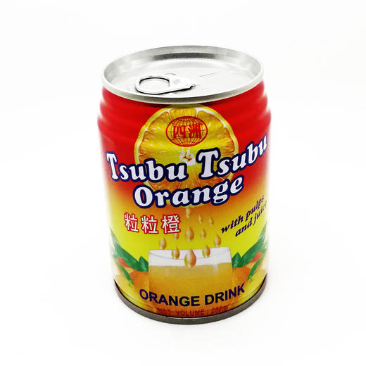 香港四洲粒粒橙 250ml颗粒果肉 橙汁饮品