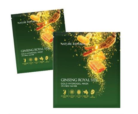 nature republic纳益其尔人参蜂王浆黄金水凝胶面膜