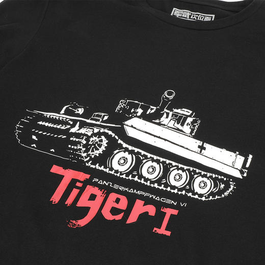 【装甲精英】 德国虎式tiger黑色主题T恤 商品图2