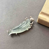 翡翠冰种浪花儿吊坠胸针两用款18k白金钻石镶嵌 商品缩略图0