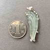 翡翠冰种浪花儿吊坠胸针两用款18k白金钻石镶嵌 商品缩略图3