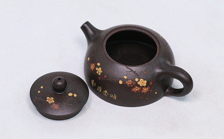 【暗香浮动】顾建军大师手工紫砂壶