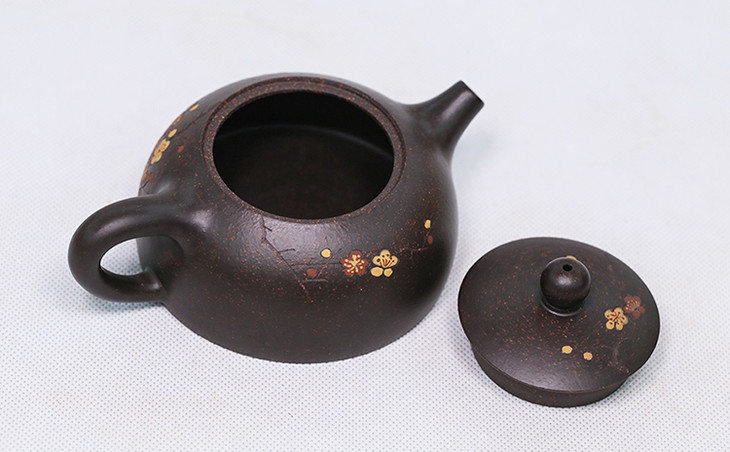 【暗香浮动】顾建军大师手工紫砂壶