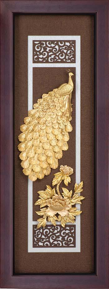 【彼达思】24K金箔画 富贵吉祥 商品图1