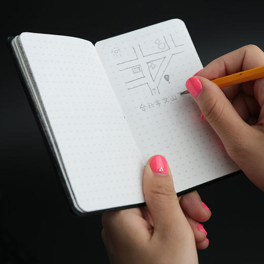 台湾booxi造型口袋系列笔记本  丨置物系列笔记本    指南针放大镜气泡水平仪| 二合一设计|方便携带|2.5D半立体造型 商品图7