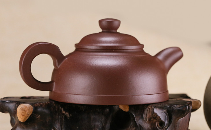 半月壶徐国良大师手工紫砂壶