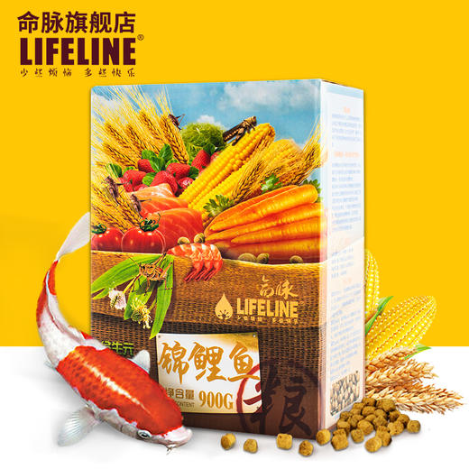 锦鲤鱼饲料，不浑水，900g 商品图1
