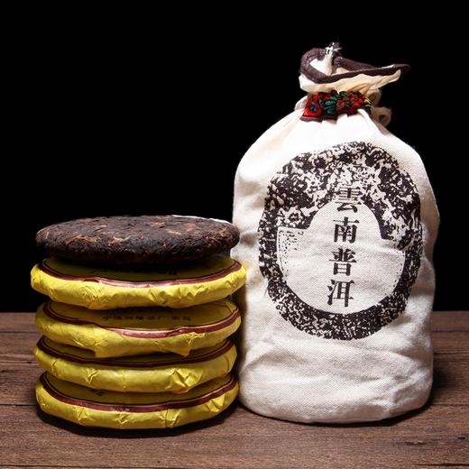 普洱茶口粮茶   普御林生茶熟茶150g*10饼套装 商品图1