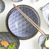 摩登主妇创意釉下彩波浪纹陶瓷盘子菜盘鱼盘米饭碗汤碗家用餐具1 商品缩略图0