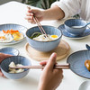 摩登主妇日式和风二人食餐具套装碗盘碟勺家用餐具米饭碗汤碗菜盘1 商品缩略图0