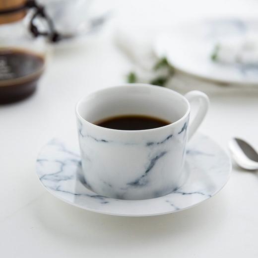 摩登主妇 欧式大理石系列陶瓷咖啡杯碟套装 红茶杯碟套装 奶茶杯1 商品图0