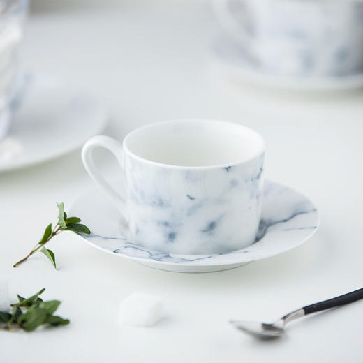 摩登主妇 欧式大理石系列陶瓷咖啡杯碟套装 红茶杯碟套装 奶茶杯1 商品图1