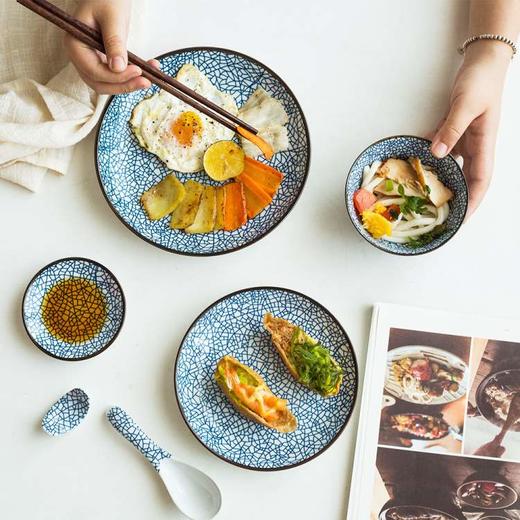 摩登主妇 日式餐具一人食套装 创意陶瓷盘子家用碗碟餐盘套装1 商品图0