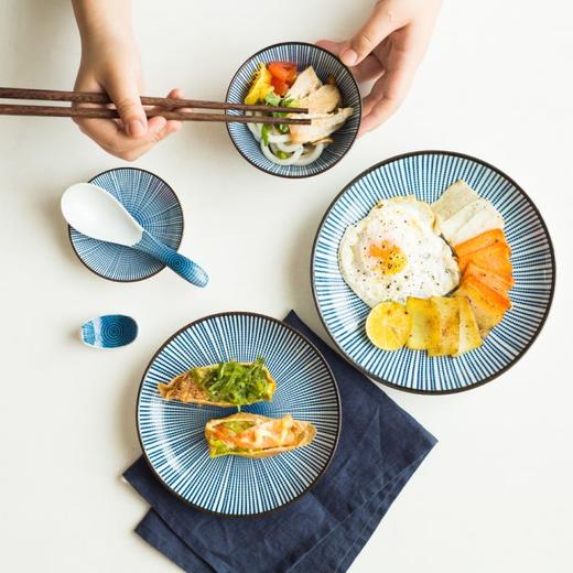 摩登主妇 日式餐具一人食套装 创意陶瓷盘子家用碗碟餐盘套装1 商品图1