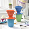 特惠 摩登主妇 创意撞色陶瓷茶具咖啡壶 欧式咖啡杯碟套装1 商品缩略图1