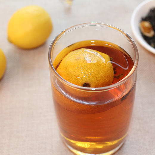 柠檬红茶 小柠红 黄金柠红 鲜果茶 特级古树云南滇红茶 250g罐装 商品图3