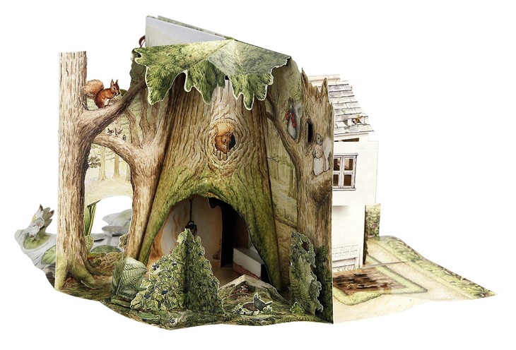 比得兔立体故事屋比得兔寻找复活节彩蛋36岁立体书百年经典立体呈现