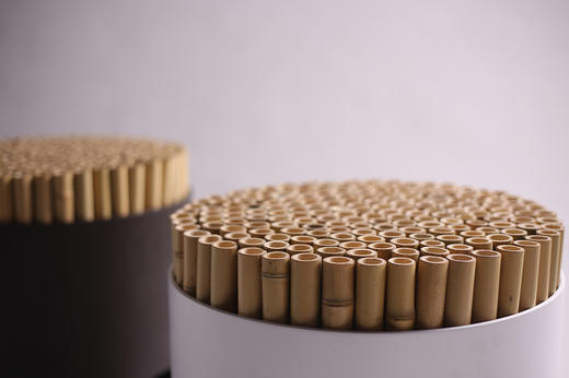 竹加设计师竹制吧凳子家用茶室圆凳凳换鞋凳现代时尚创意北欧餐凳 商品图3