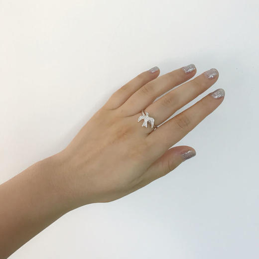 北京仓｜NINA RICCI-Envolée Dove-戒指（银色）［法国设计师］ 商品图0