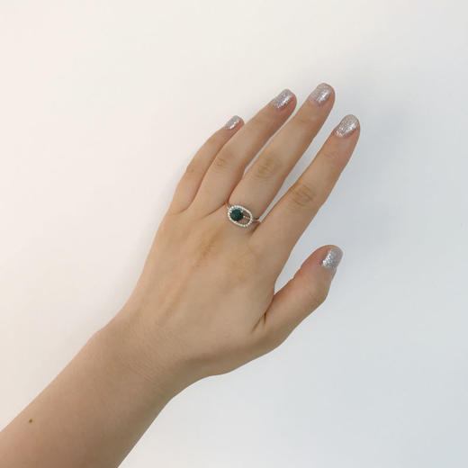 北京仓｜NINA RICCI-AMÉLIA-孔雀石 戒指［法国设计师］ 商品图0