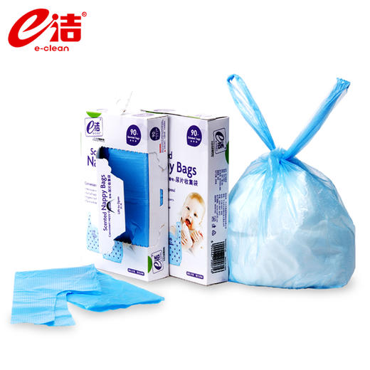e洁尿片清洁袋清香冲味型抽取式双月量 商品图3